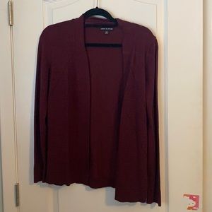 Maroon cardigan